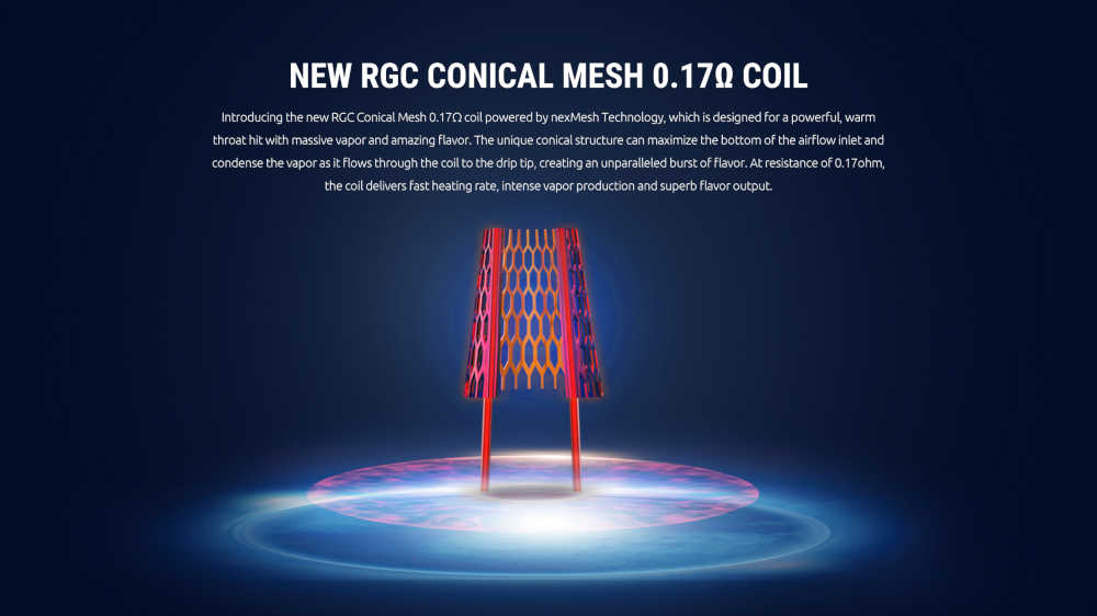 Smok RPM80 Pro Mod Pod Conical Mesh Coil 1.7ohm