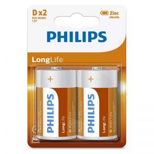 Philips LongLife Zinc Μπαταρίες 1.5V