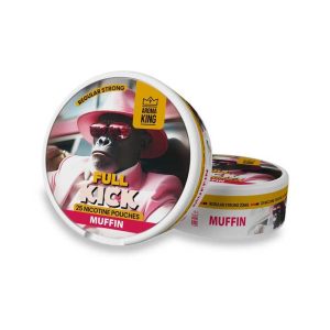 AK Full Kick Muffin Nicotine Pouches Regular Strong 20mg