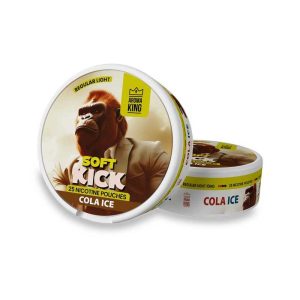 AK Soft Kick Cola Ice Nicotine Pouches Regular Light 10mg
