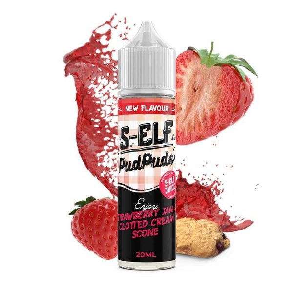 S-Elf Juice Pud Puds Strawberry Jam & Clotted Cream Scone Flavor Shot 20ml/60ml