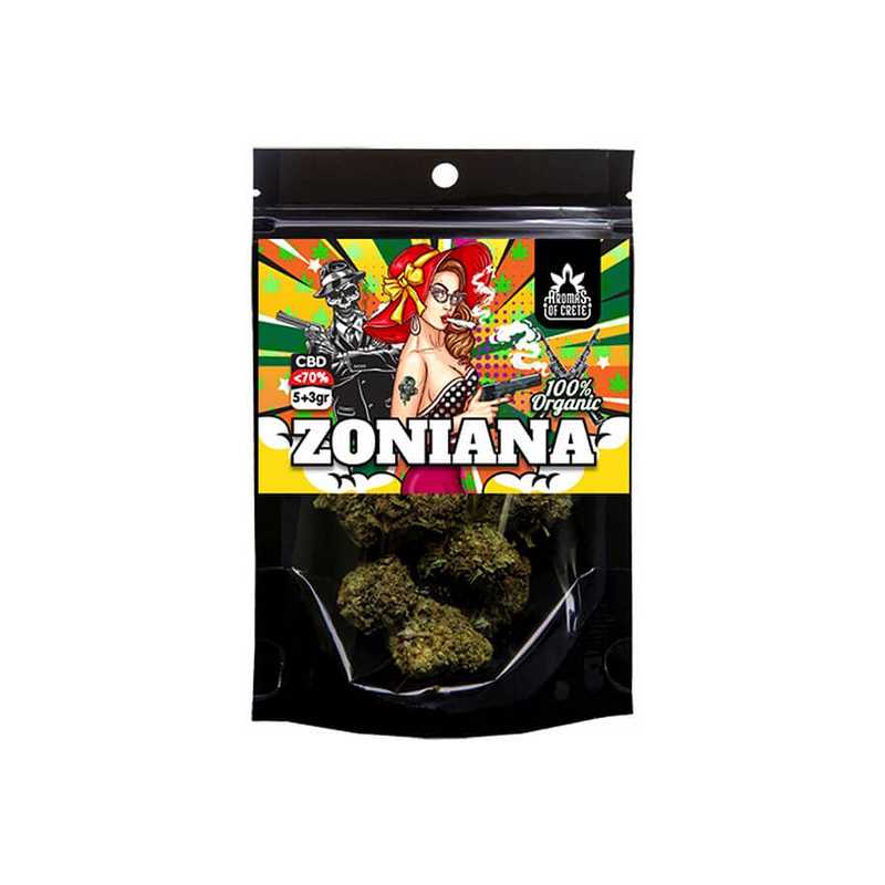Aromas Of Crete Cannabis Flower Zoniana 5+3gr Δώρο