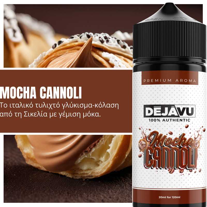 Dejavu Flavor Shot Mocha Cannoli 20ml/120ml