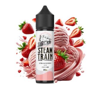 Steam Train Disposable Edition Flavour Shot Strawberry Ice Cream 20ml/60ml