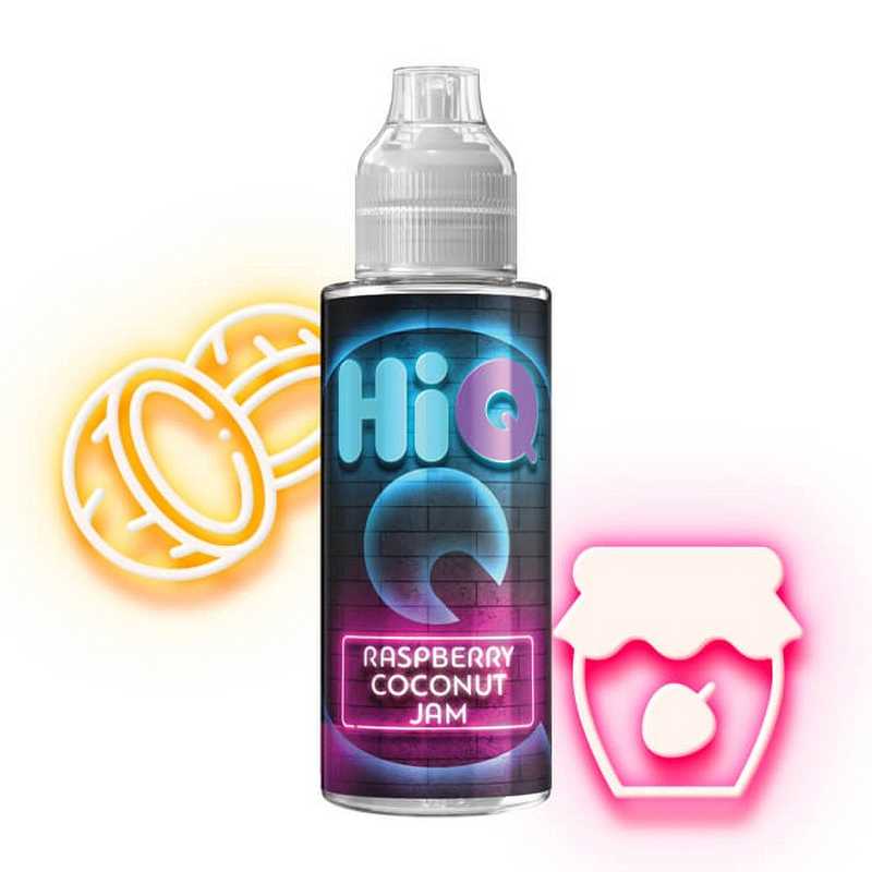 HiQ Raspberry Coconut Jam Flavour Shot 20/120ml