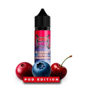 Mad Juice Pod Edition Blueberry Cherry Cranberry Flavor Shot 12/60ml