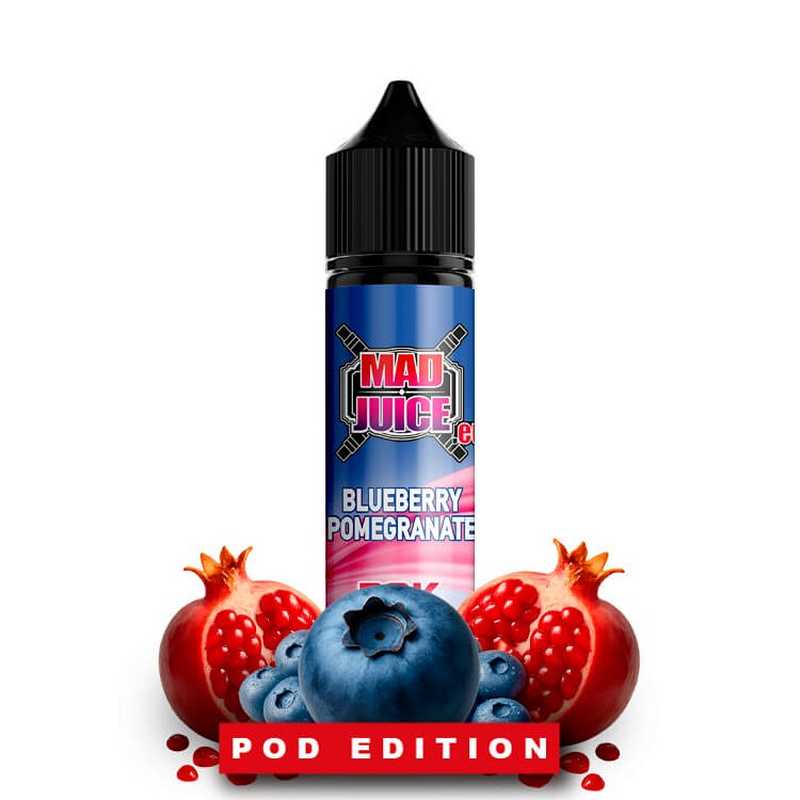 Mad Juice Pod Edition Blueberry Pomegranate Flavor Shot 12/60ml