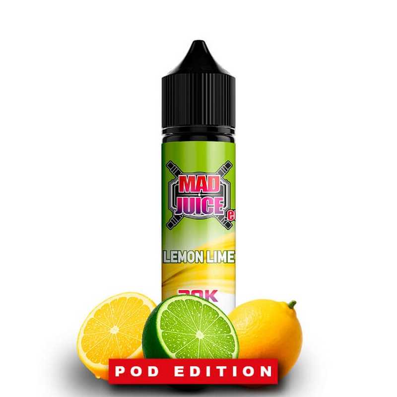 Mad Juice Pod Edition Lemon Lime Flavor Shot 12/60ml