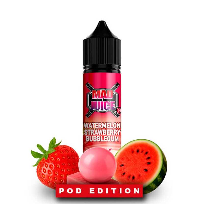 Mad Juice Pod Edition Watermelon Strawberry Bubblegum Flavor Shot 12/60ml
