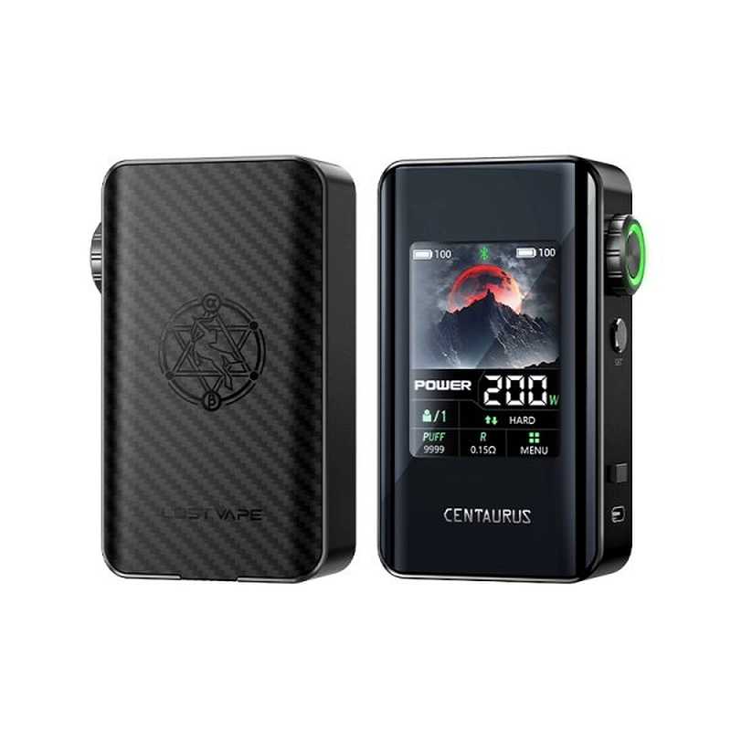 Centaurus Mod BT200 200W 2x18650 Black Carbon - Lost Vape