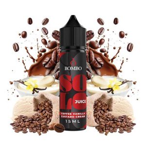 Bombo Solo Coffee Vanilla Custard Cream 15ml/60ml