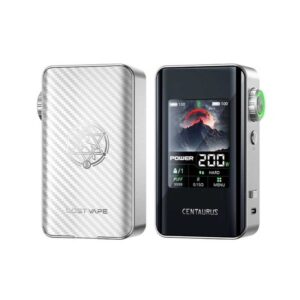 Centaurus Mod BT200 200W 2x18650 Silver Carbon - Lost Vape