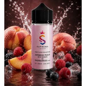 Suprema Japanese Peach With Berries And Raspberries Iced 10m/120ml