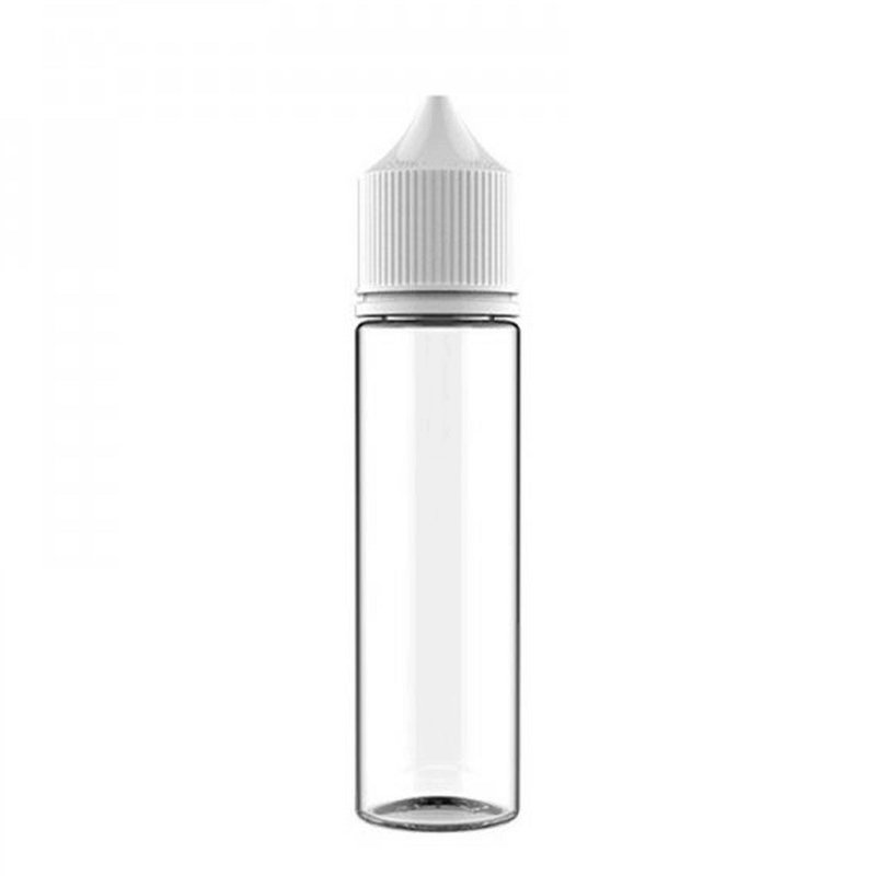 Chubby Gorilla Unicorn Bottle Transparent White Cap 60ml